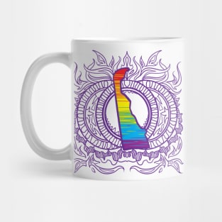 Delaware Mandala Pride Mug